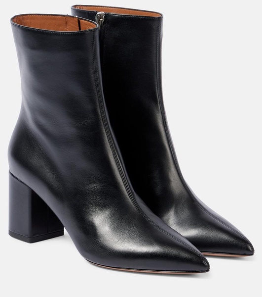 Anja 70 leather ankle boots