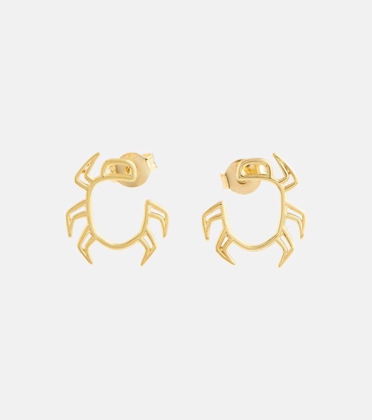 Escarabjo 9kt gold earrings