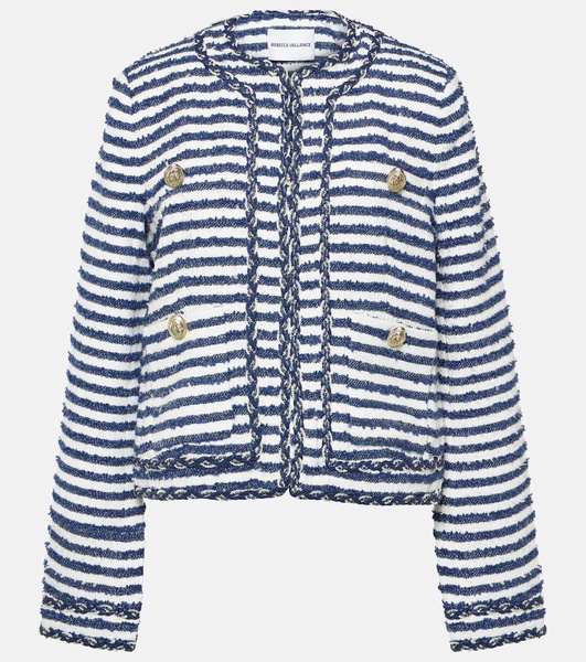 Matteo striped curly jacket