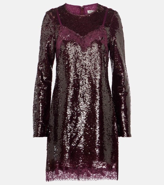 Sequined minidress