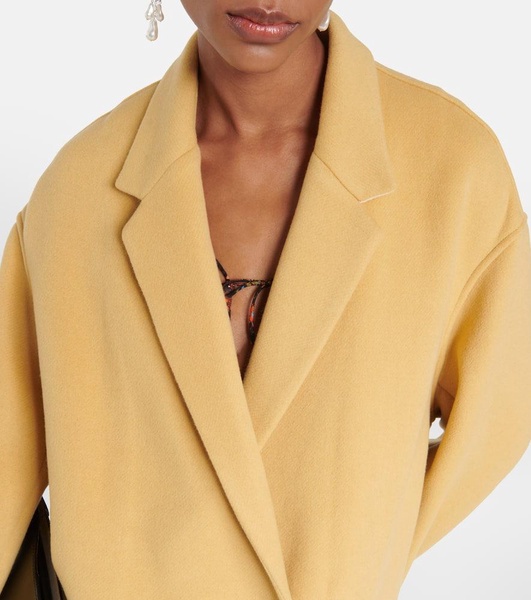 Efegozi wool-blend coat