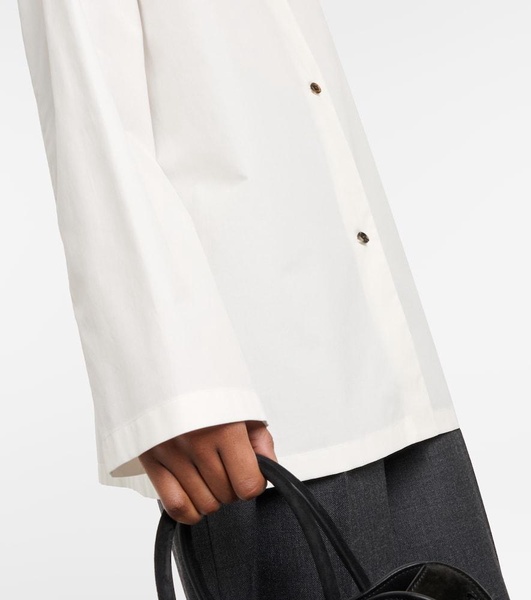 white Rigel wool shirt