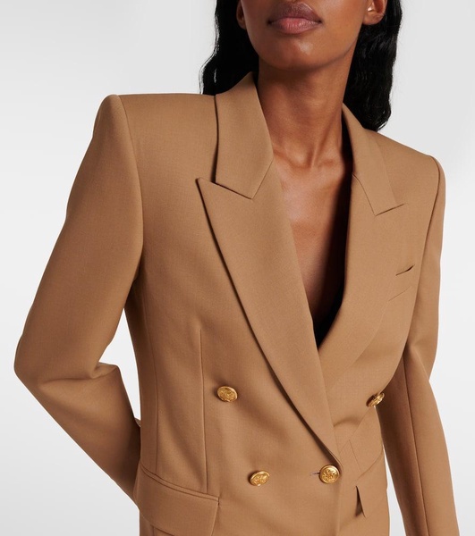 Wool grain de poudre blazer