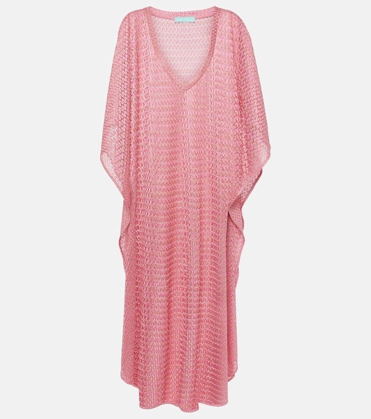 June Crochet Lame Kaftan