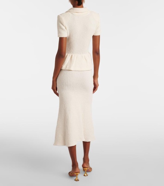 Knitted midi dress