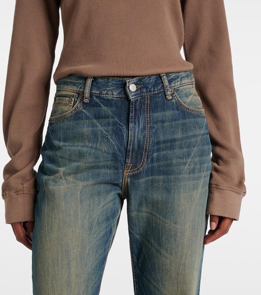 2024F high-rise bootcut jeans