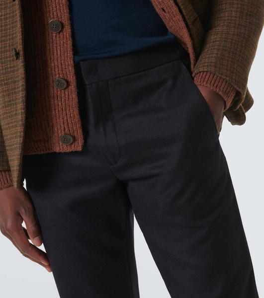 Leisure City wool and cashmere slim pants