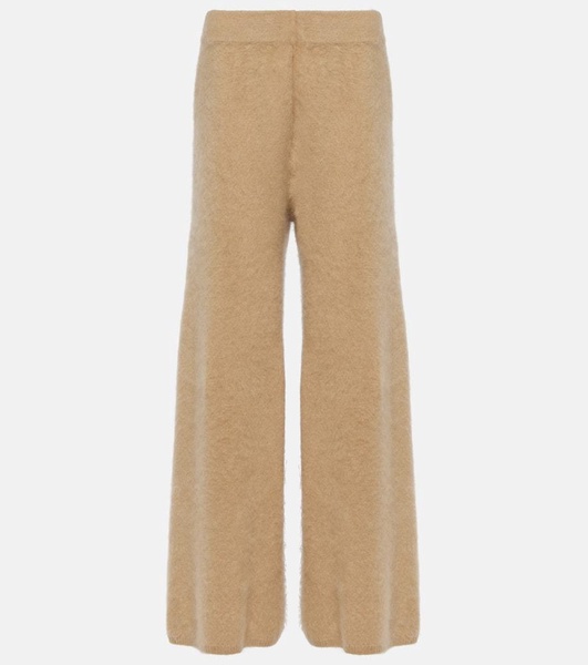 Ellery brushed cashmere flared pants 