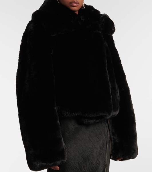 Faux fur jacket