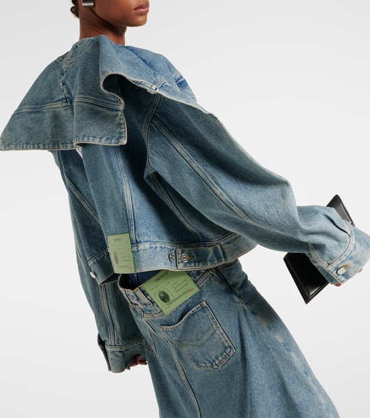 x Shayne Oliver oversized denim jacket