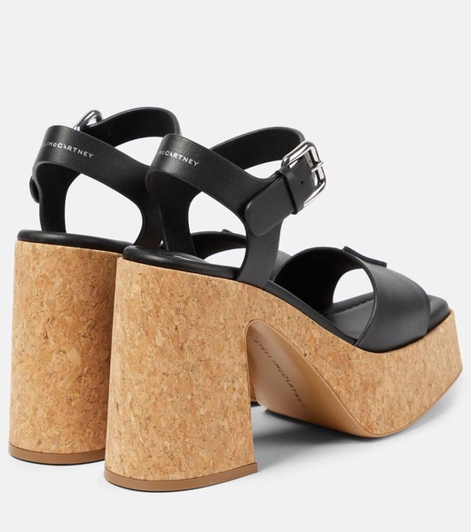 Skyla faux leather platform sandals