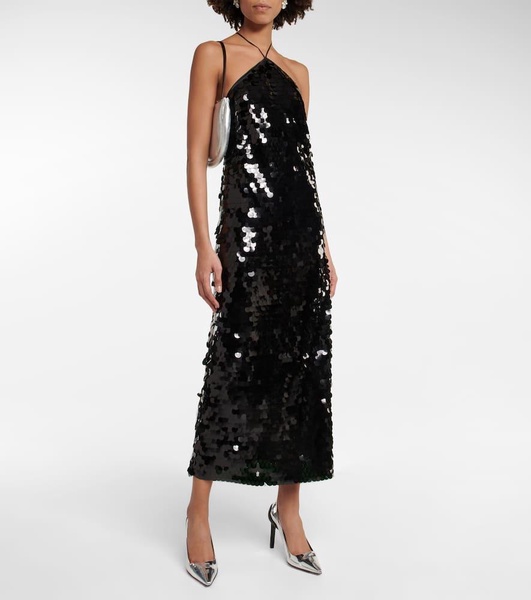 Nunni sequined slip dress