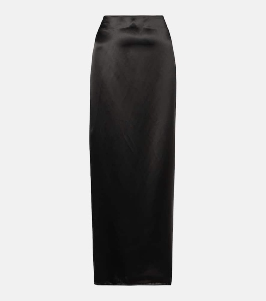 Bartelle satin maxi skirt