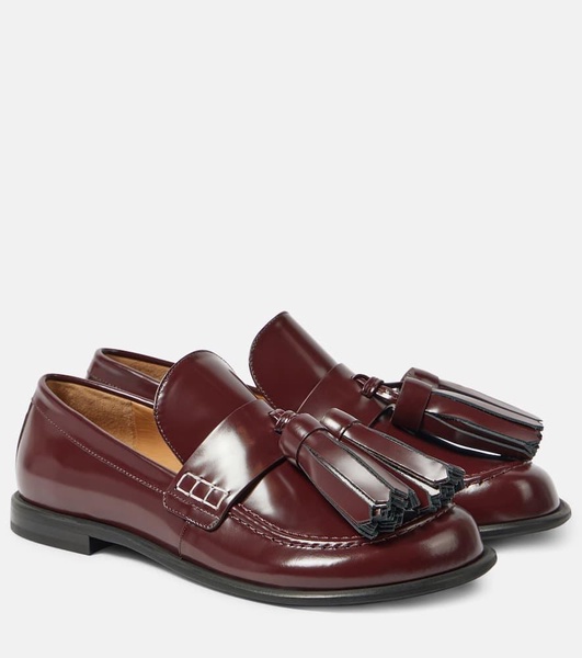 Tassel leather loafers