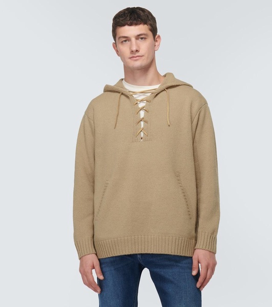 Wool hoodie