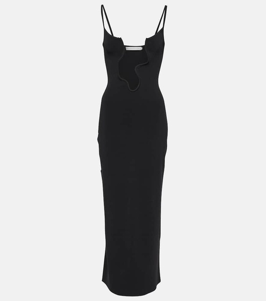 Salacia sleeveless cutout midi dress