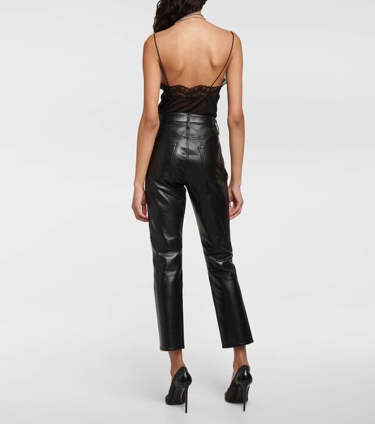 Jolene high-rise slim-fit pants