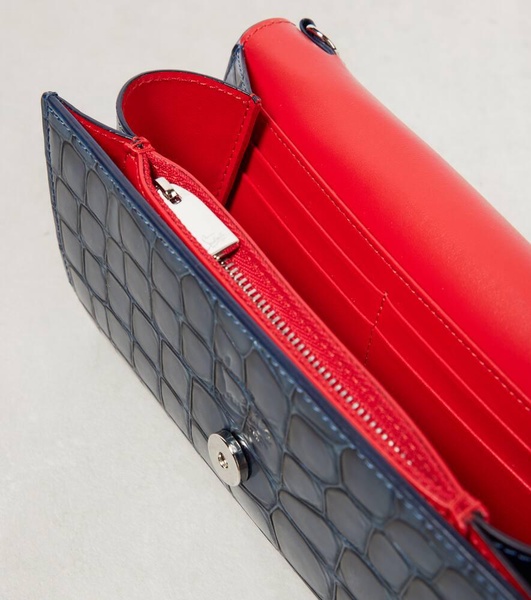 Loubi54 leather clutch