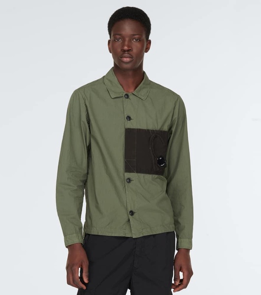 Popeline cotton overshirt