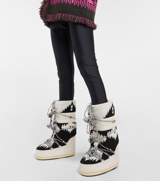 x Moon Boot Icon Knit boots