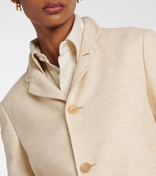 Spagna wool, linen and silk blazer