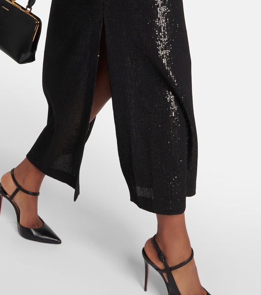 Alias sequined georgette maxi dress