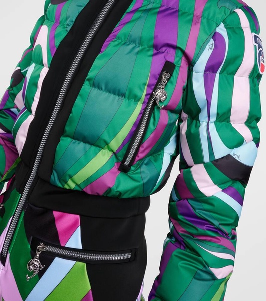 x Fusalp printed ski suit