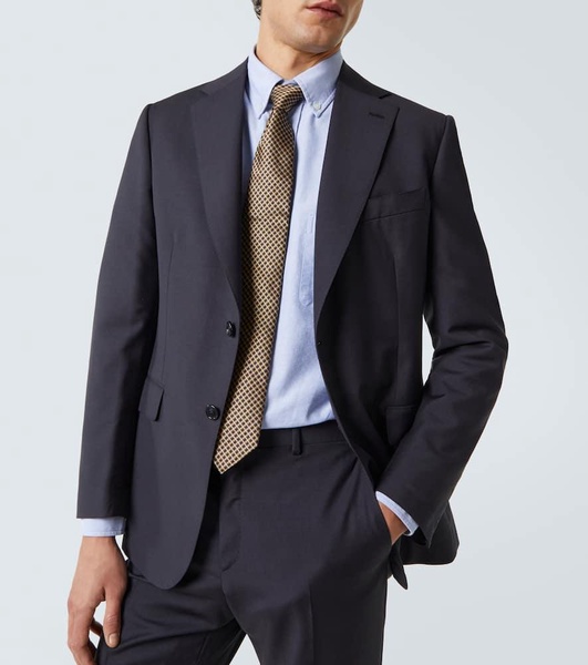 Trevi wool and mohair suit