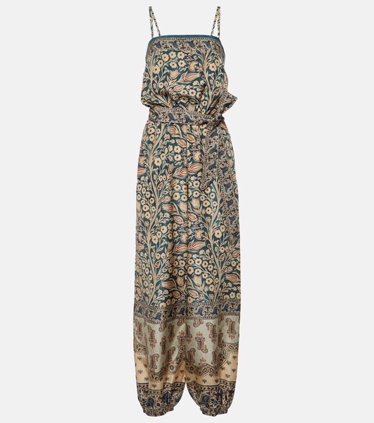 Hede printed silk jumpsuit