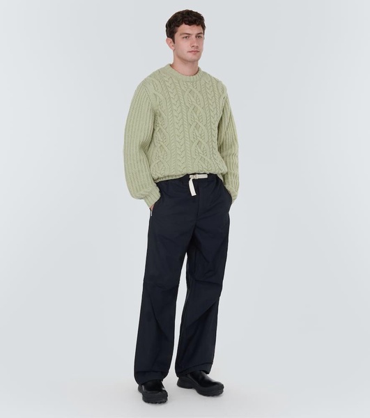 Zip-off cotton pants