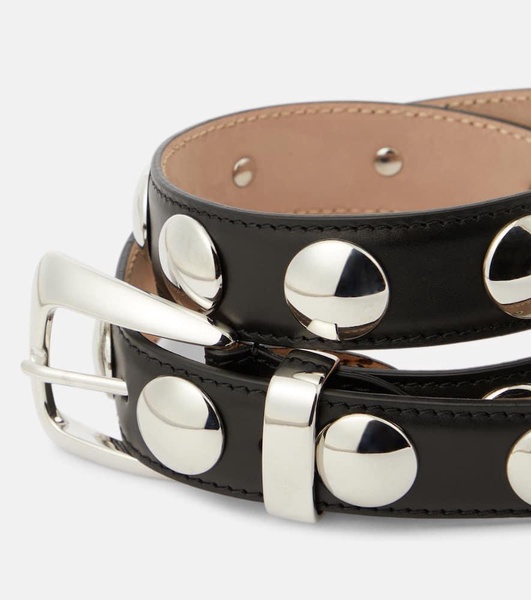 The Benny studded leather belt