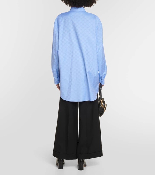 GG oversized cotton shirt