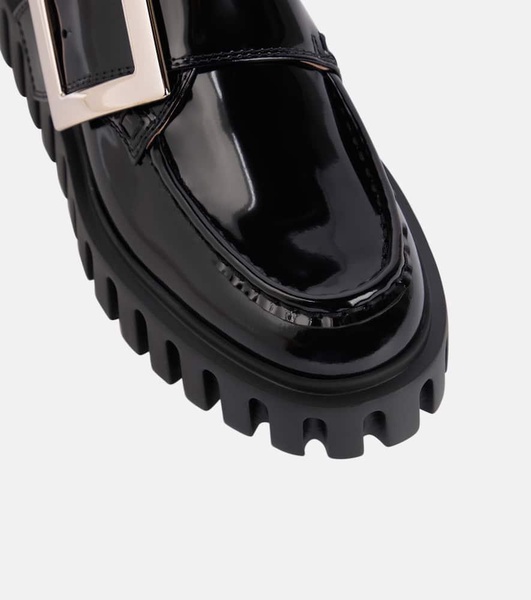 Viv' Go-Thick patent leather platform loafers