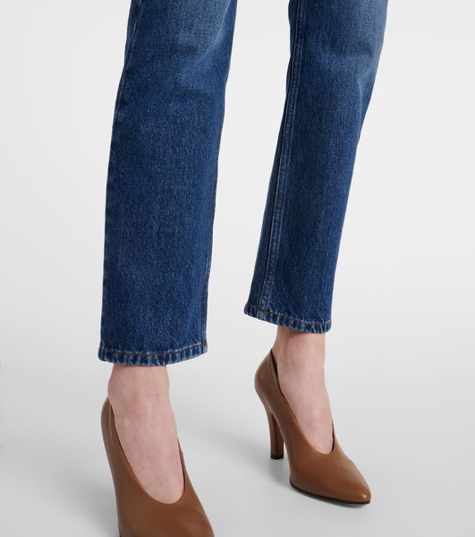 Riaco mid-rise straight jeans