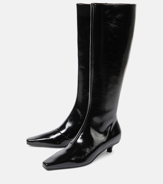 The Slim leather knee-high-boots