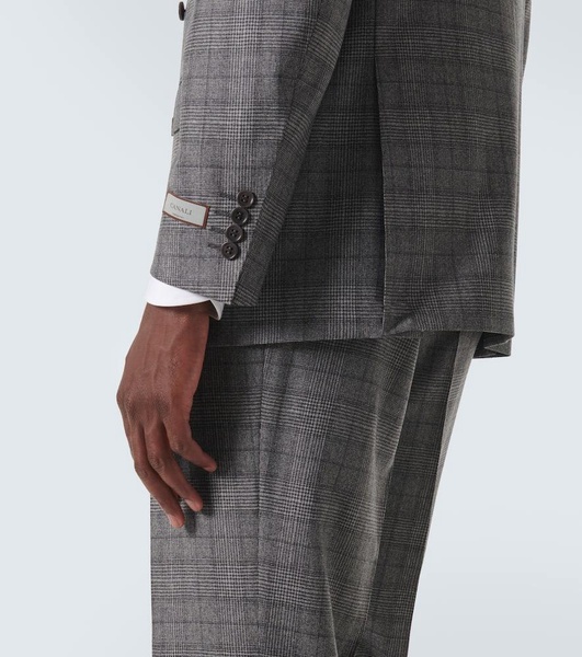 Prince of Wales checked wool suit