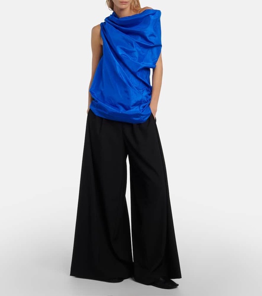 Paras wool wide-leg pants