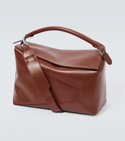 Puzzle Large leather tote bag