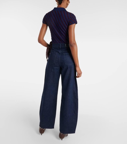 Bonnie high-rise barrel-leg jeans