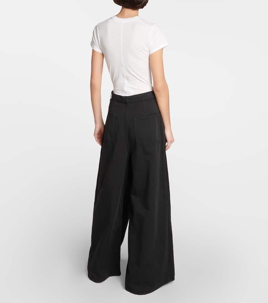 Criselle high-rise wide-leg jeans