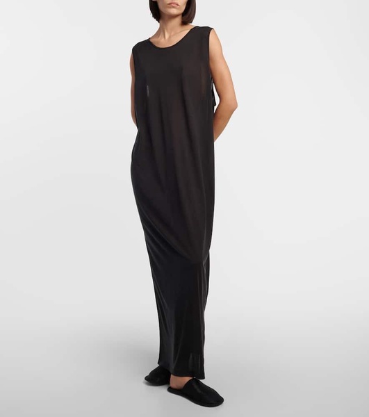 Lidia silk maxi dress