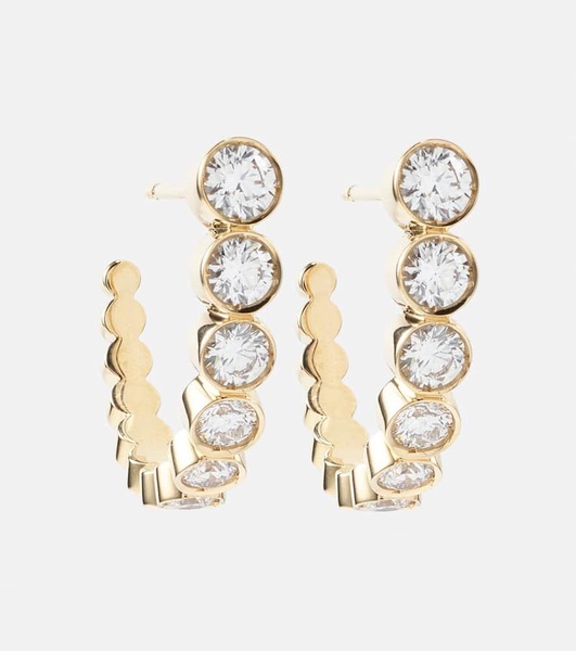 Boucle Ensemble 18kt gold earrings with diamonds 