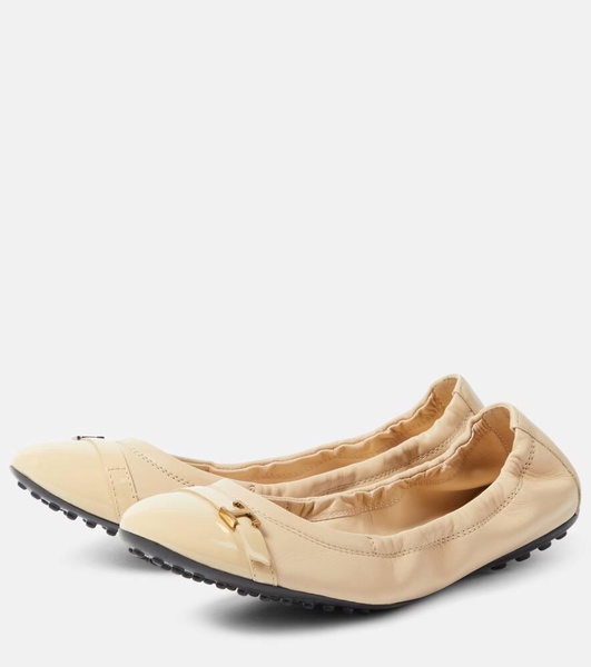 Leather ballet flats 