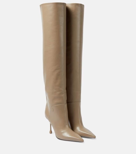 Cycas 95 leather over-the-knee boots