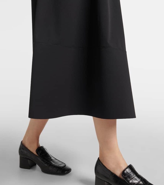 Leisure jersey midi skirt