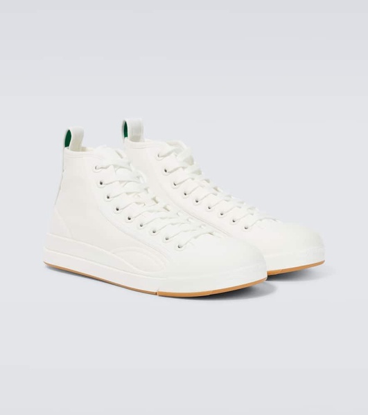 Vulcan high-top canvas sneakers