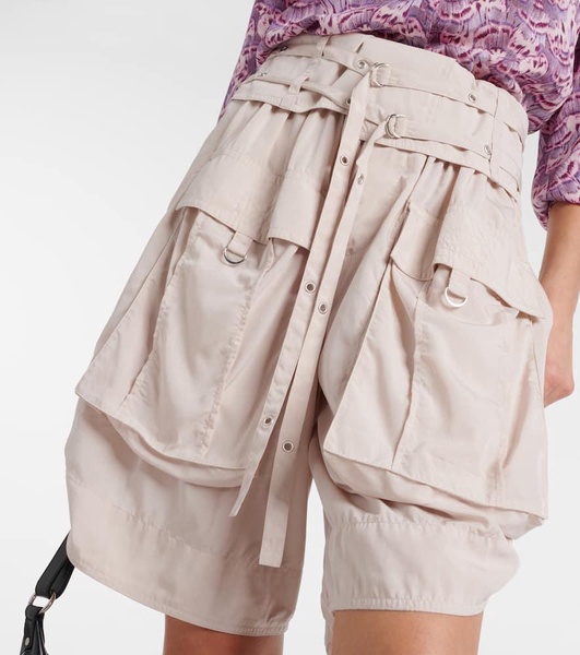 Heidi belted cargo shorts