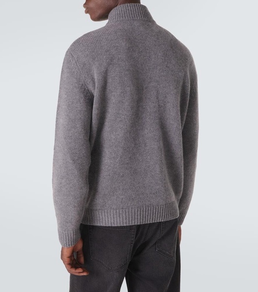 Cashmere half-zip sweater