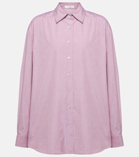 Attica oversized cotton poplin shirt