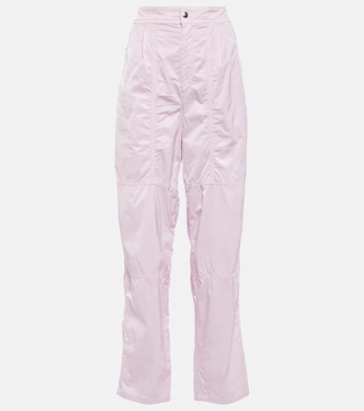 Low-rise straight pants